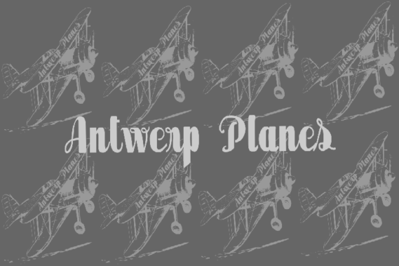 Antwerp Planes: Vintage Map Typography for Modern Projects