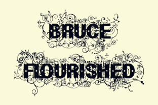 Bruce Flourished: A Bold Serif for Timeless Branding