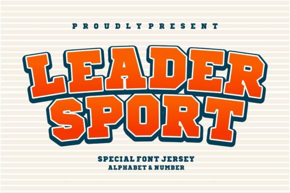 Command the Field: Designing with the Leader Sport Typeface