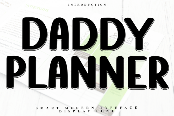 Daddy Planner: A Creative Font for Modern Designers