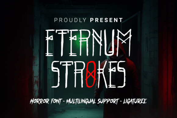 Eternum Strokes: A Typeface Carved from Ancient Shadows