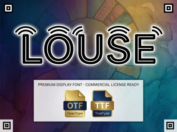 Louse: The Electric Display Typeface for Modern Brands