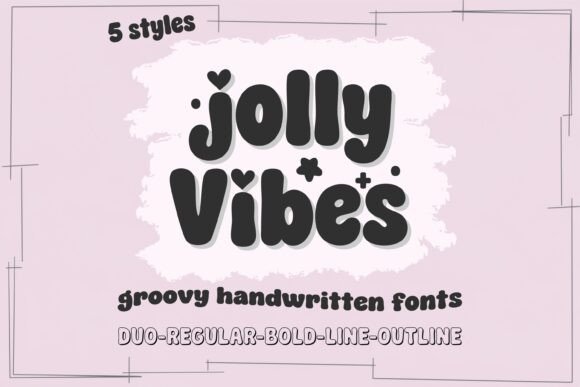 Meet Jolly Vibes: The Ultimate Groovy Retro Font