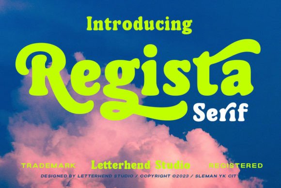 Regista: The Bold Serif Font That Commands Attention