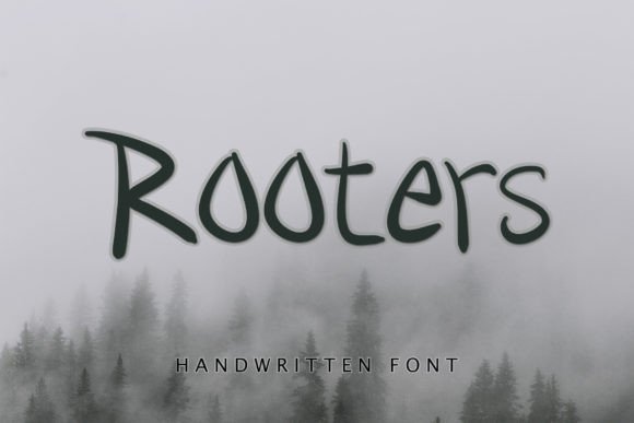 Rooters: A Handwritten Font with Authentic Character