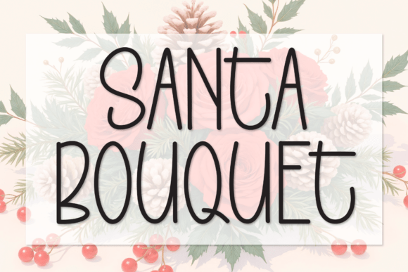Santa Bouquet: A Symphony of Whimsical Charm