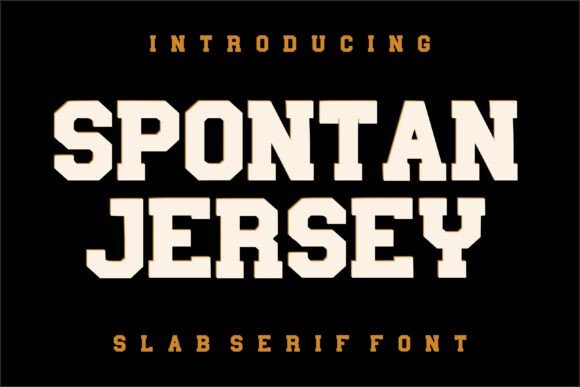 Spontan Jersey: The Slab Serif That Scores Every Time