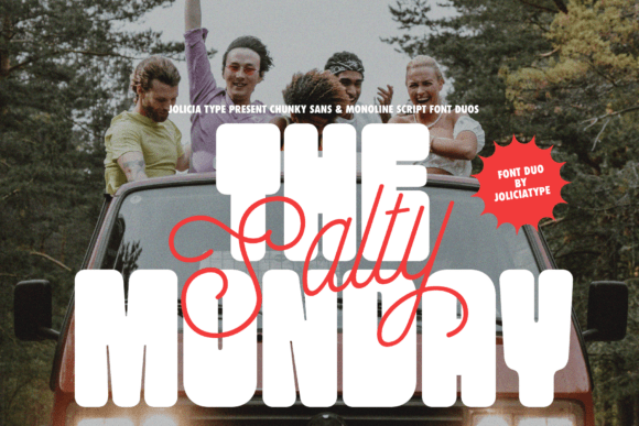 The Salty Monday: A Font Duo for Bold, Personal Brands