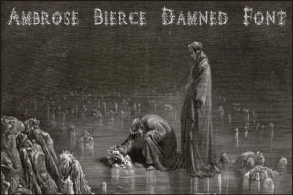 Unleashing the Macabre: The Ambrose Bierce Damned Typeface